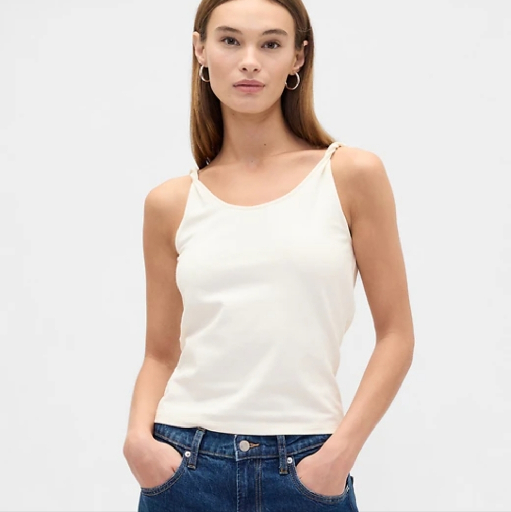 Gap Factory Jersey Twist Tank Top